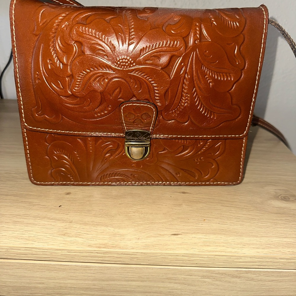 Patricia Nash leather crossbody bag